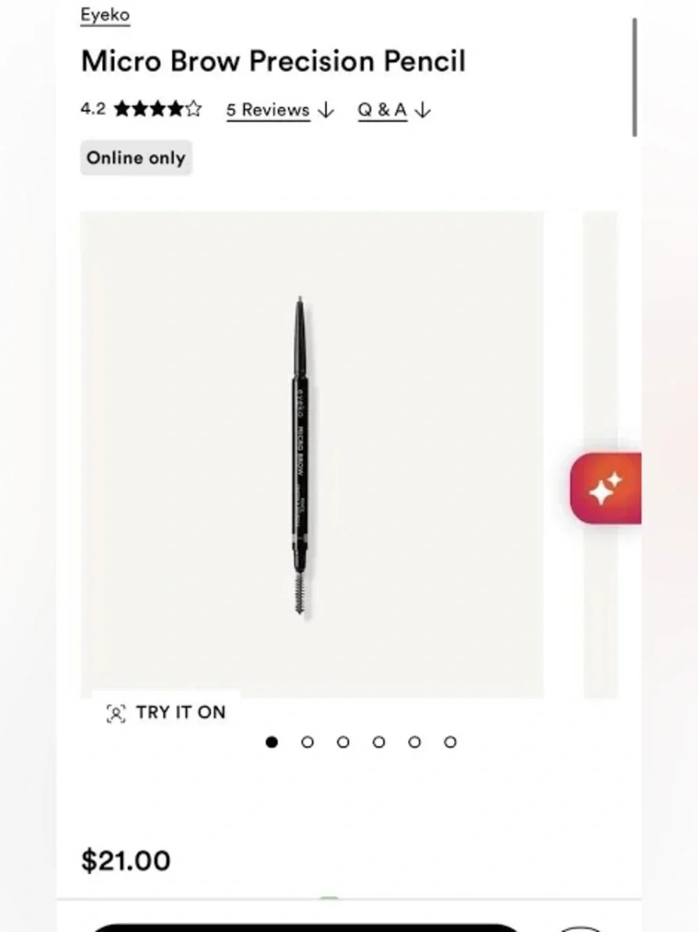 Eyeko Micro Brow Precision Pencil- Medium Brown